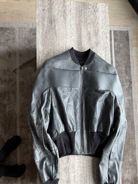 Rick Owens Tatlin Leather Jacket